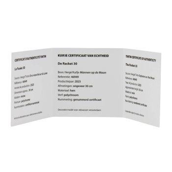 Tim und Struppi Mondrakete Skulptur 30 cm | Tintinimaginatio 2025